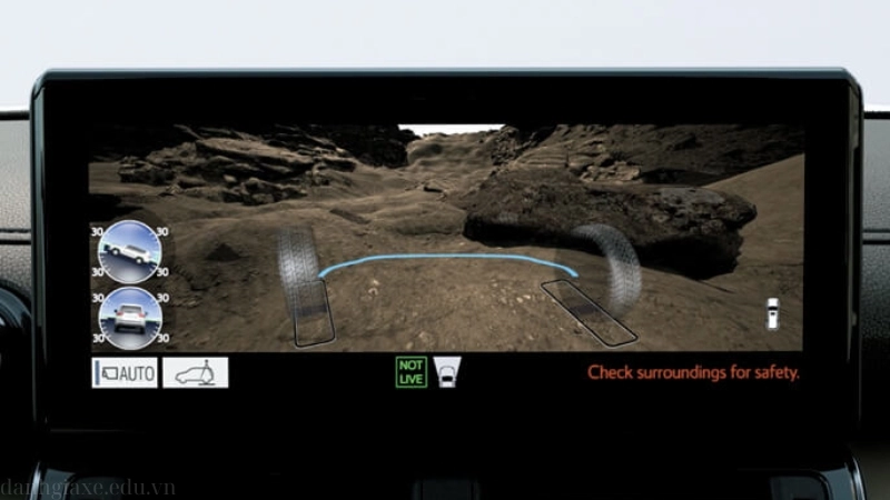 Đánh giá Land Cruiser màn hình lớn hiển thị sắc nét