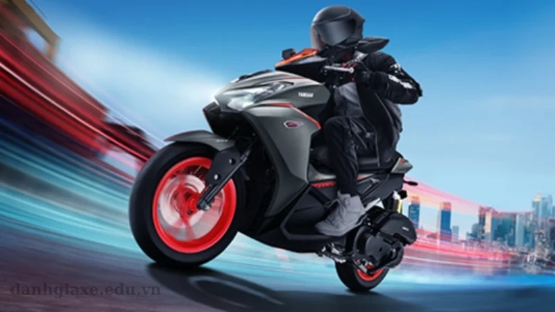 Thiết kế Yamaha Aerox Alpha 2025 thể thao và mạnh mẽ