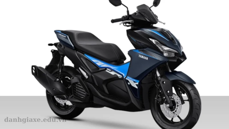 Yamaha Aerox Alpha 2025 bản tiêu chuẩn màu xanh dương nhám