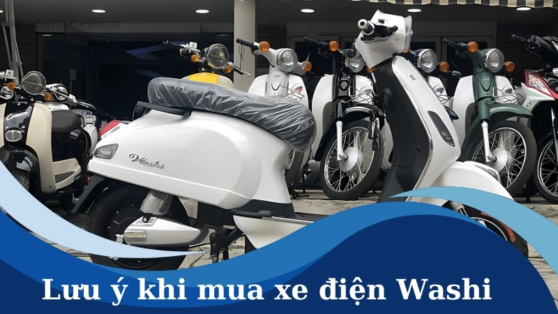 Lưu ý khi mua xe điện Washi 
