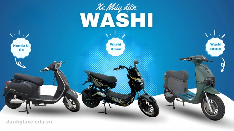 Giới thiệu tổng thể về xe máy điện Washi