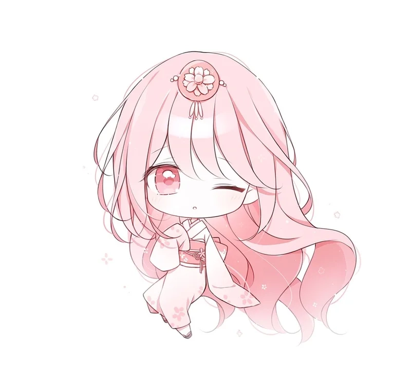 Giao diện thêm sinh động với hình ảnh anime cute chibi