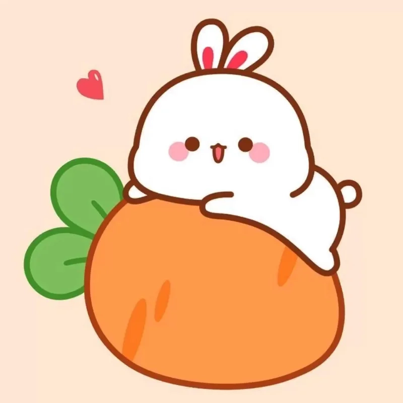 Không thể rời mắt khỏi bộ hình thỏ cute chibi ngọt ngào