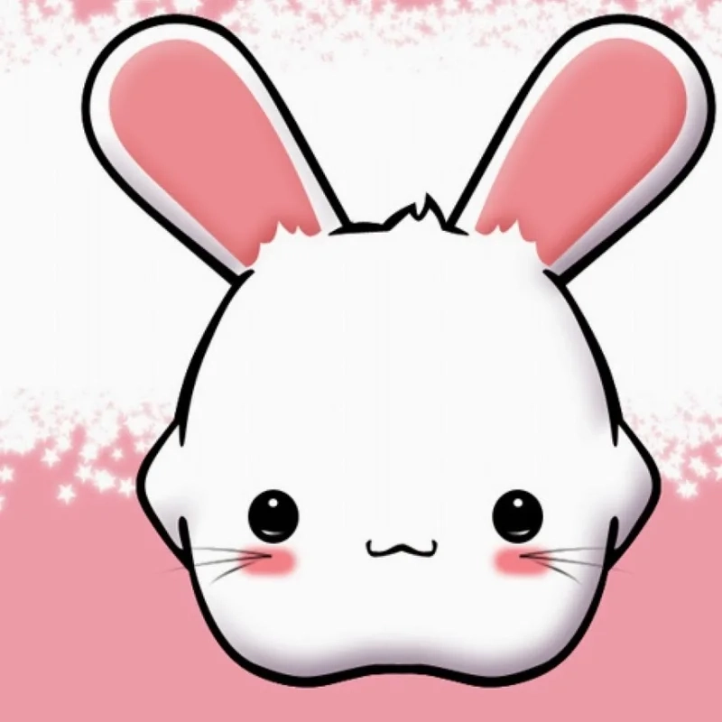 Dễ vẽ và đáng yêu với bộ đơn giản chibi vẽ con thỏ cute đơn giản