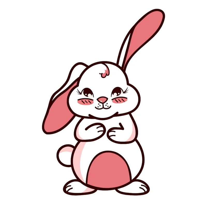 Thế giới kawaii gọi tên chibi cute hình thỏ cute