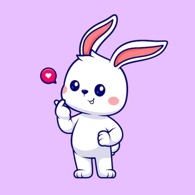 Mê mẩn trước loạt hình chibi thỏ cute đang viral