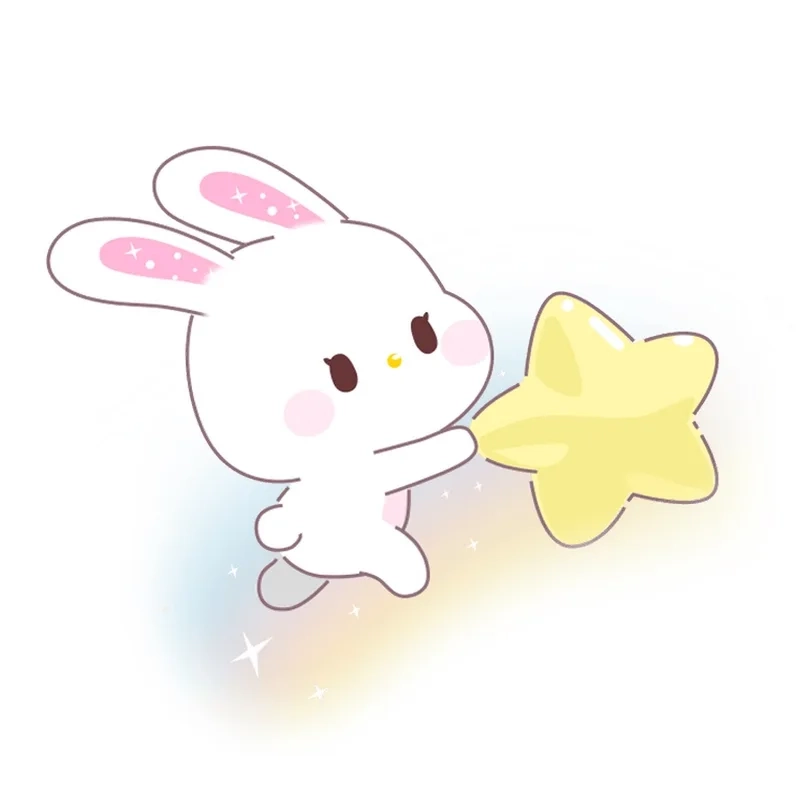 Phong cách mới mẻ từ bộ anime chibi hình con thỏ cute