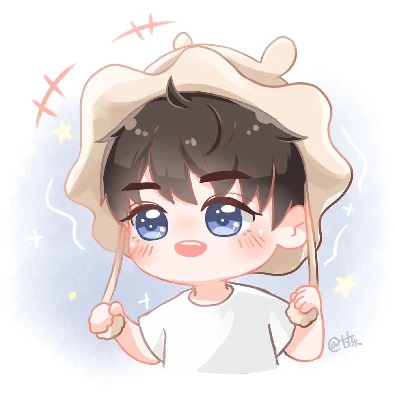 Mạnh mẽ lạnh lùng với lạnh lùng avatar cute anime chibi boy