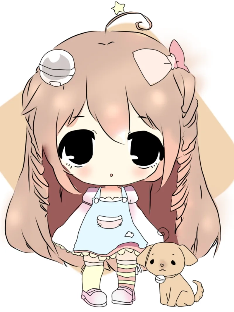 Ngập tràn cảm xúc với avatar anime chibi ảnh cute