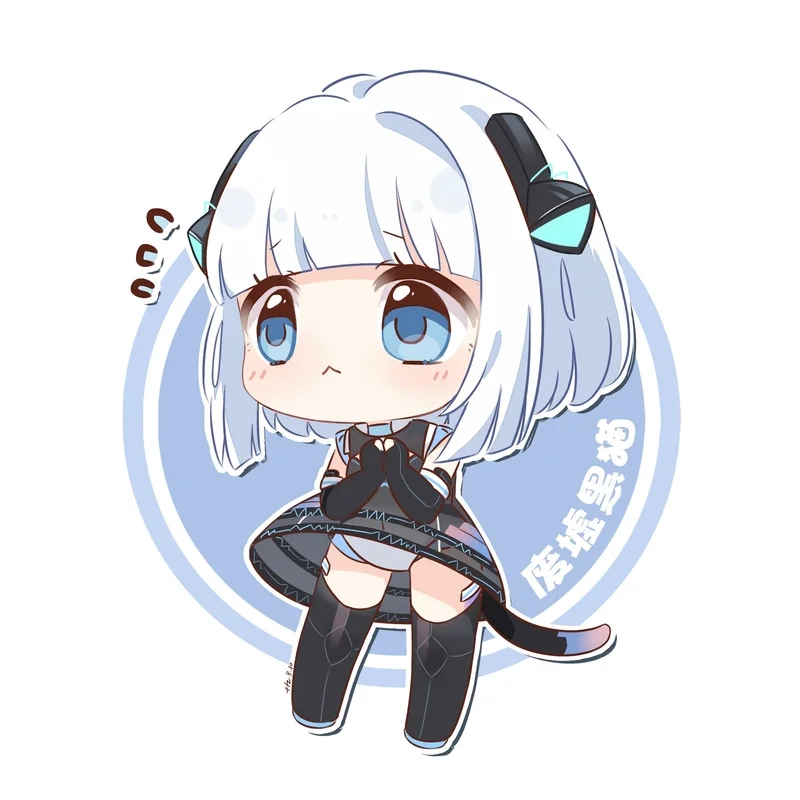 Mẫu cực kỳ nổi bật avatar cute girl chibi
