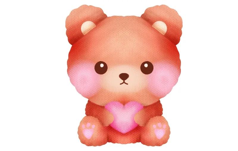 Đáng yêu cực độ với chibi avatar gấu trắng cute dễ thương