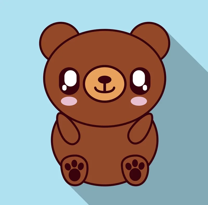 Tình cảm ngọt ngào trong bộ chibi avatar gấu cute đôi đáng yêu