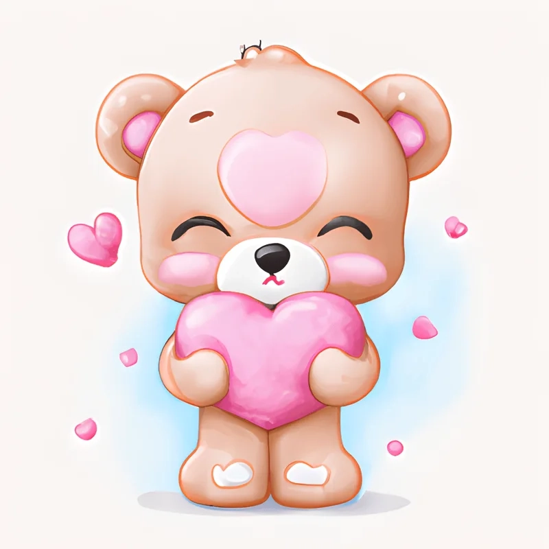 Nét cá tính độc đáo từ bộ gấu cute chibi avatar khủng log