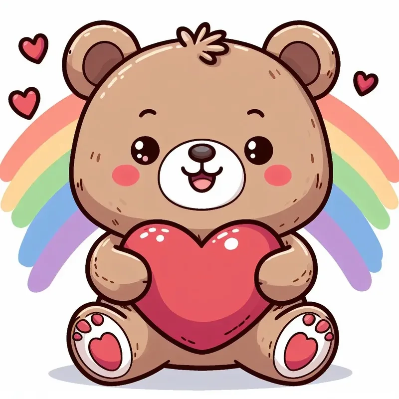 Mê mẩn vẻ ngọt ngào từ ảnh avatar dễ thương gấu chibi cute