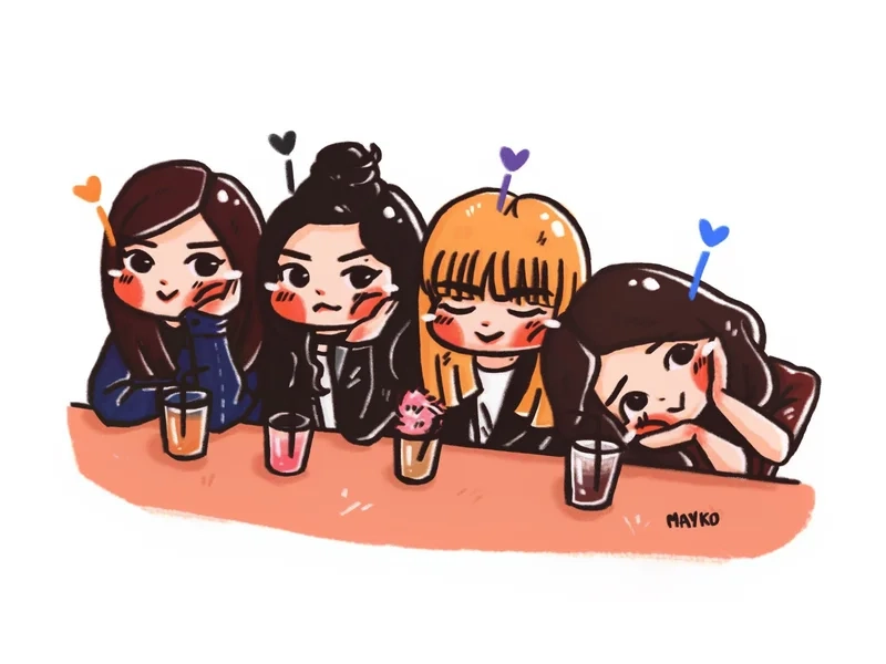 Ngắm trọn bộ chibi blackpink đẹp và chất