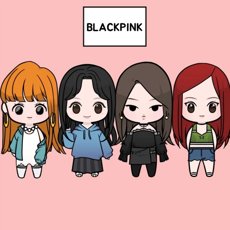 Tạo điểm nhấn với chibi blackpink cute dễ vẽ