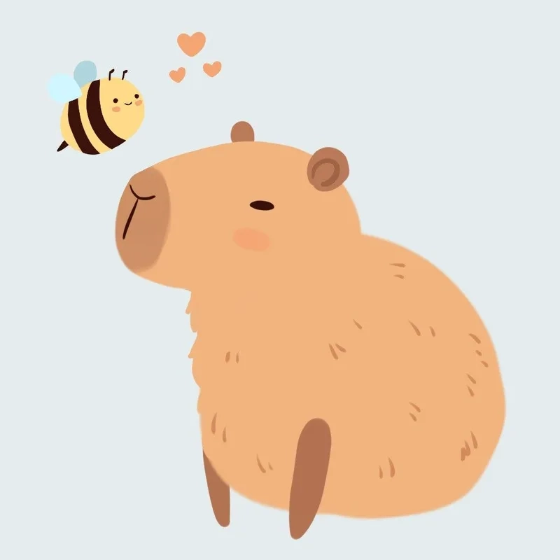 Siêu dễ thương với bộ sưu tập capybara chibi cute hot nhất