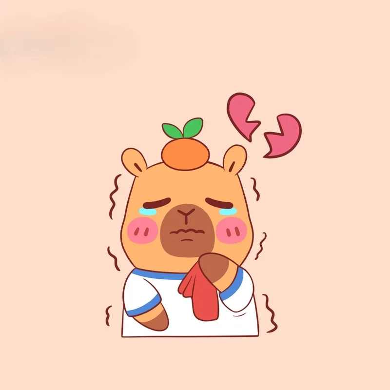 Avatar đáng yêu cùng avatar capybara chibi cute