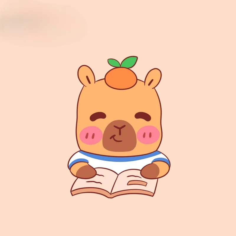 Thoải mái lựa chọn với bộ avatar hình nền capybara cute chibi