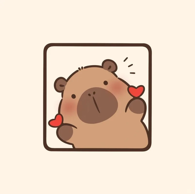 Loạt ảnh mới nhất từ hình vẽ capybara chibi cực dễ vẽ