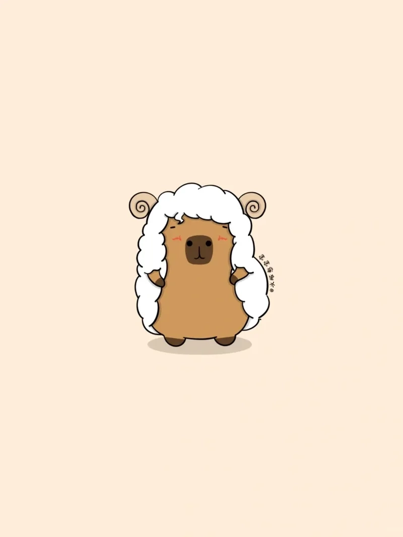 Hình nền độc quyền từ capybara hình capybara chibi cute