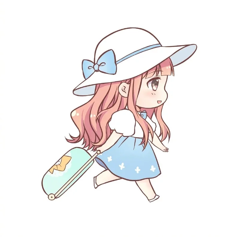 Dịu dàng hút hồn với chibi nữ cute