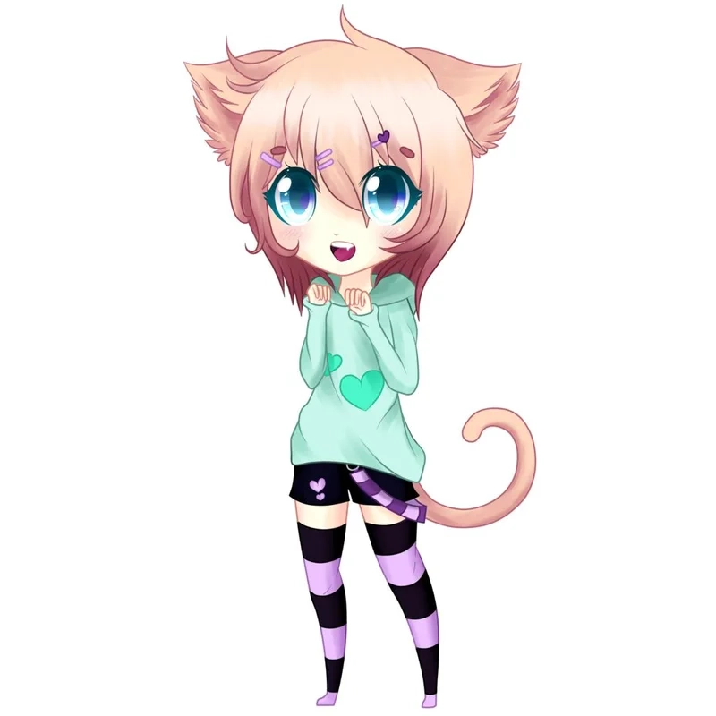 Một bức tranh ngọt ngào ảnh chibi dễ thương