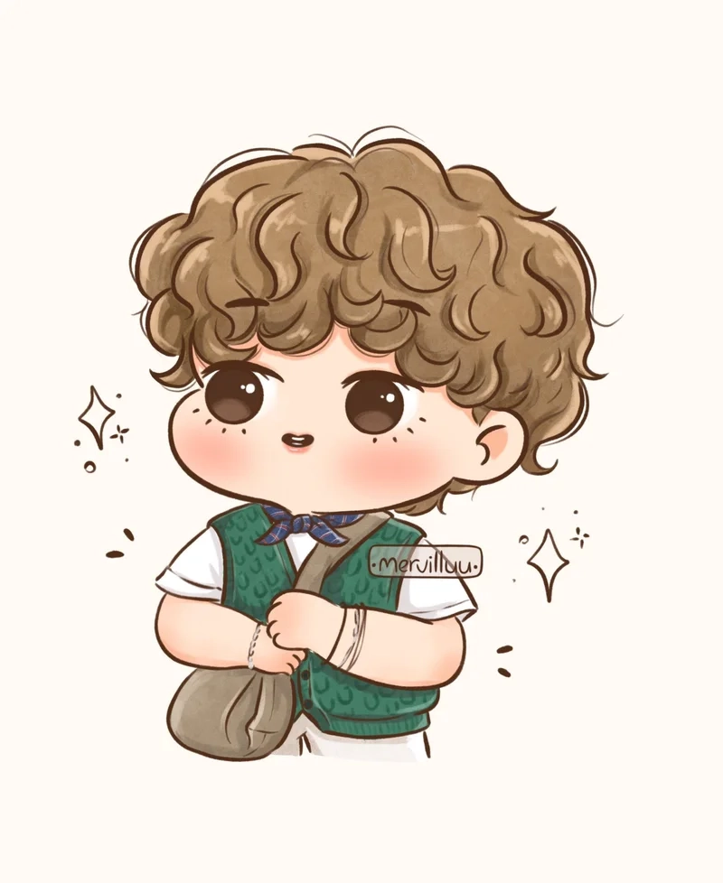 Cá tính nổi bật qua ảnh chibi nam ngầu