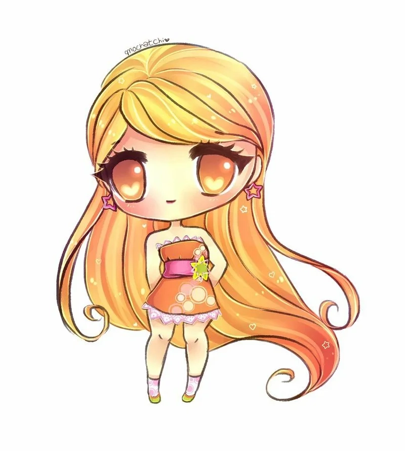 Hình ảnh đậm chất ngôn tình chibi đẹp