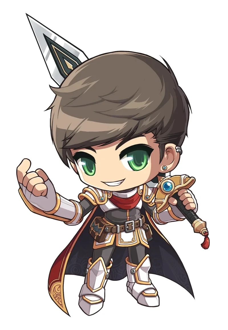 Lấp lánh rực rỡ với ảnh nền cute chibi