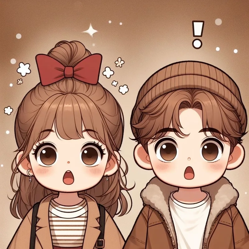 Gắn kết yêu thương cùng bộ chibi đôi cute cực đáng yêu