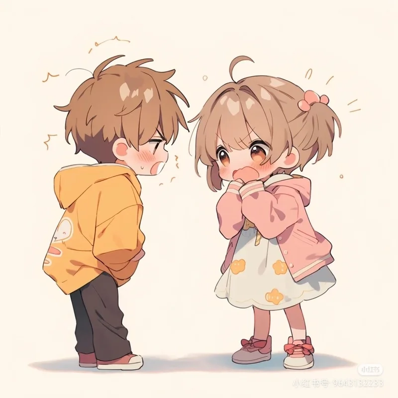 Tình yêu trọn vẹn trong bộ cặp đôi chibi lung linh