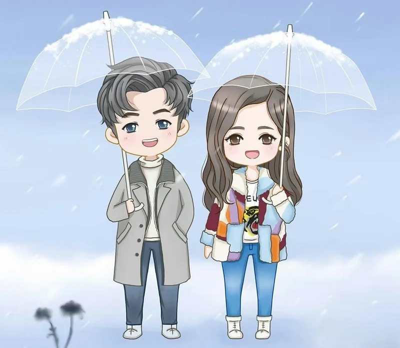 Đừng bỏ lỡ bộ hình chibi cute cặp cực chill