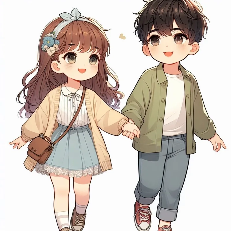 Gợi cảm hứng sáng tạo từ hình chibi cặp đôi cực phẩm