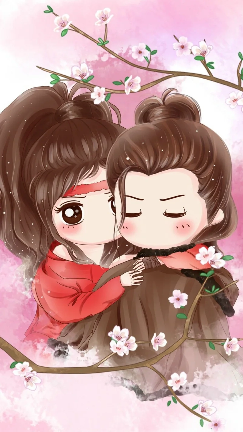 Cặp đôi chibi siêu đáng yêu trong hình cặp đôi chibi cute