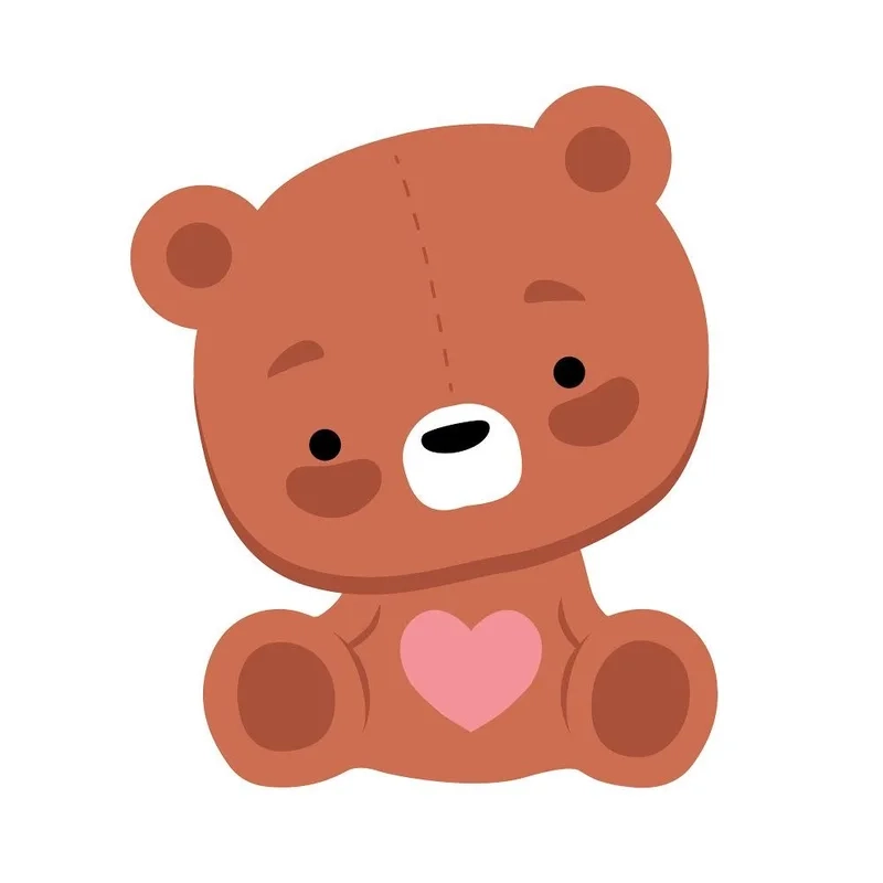 Vẻ ngoài đáng yêu khó cưỡng của hình gấu chibi cute