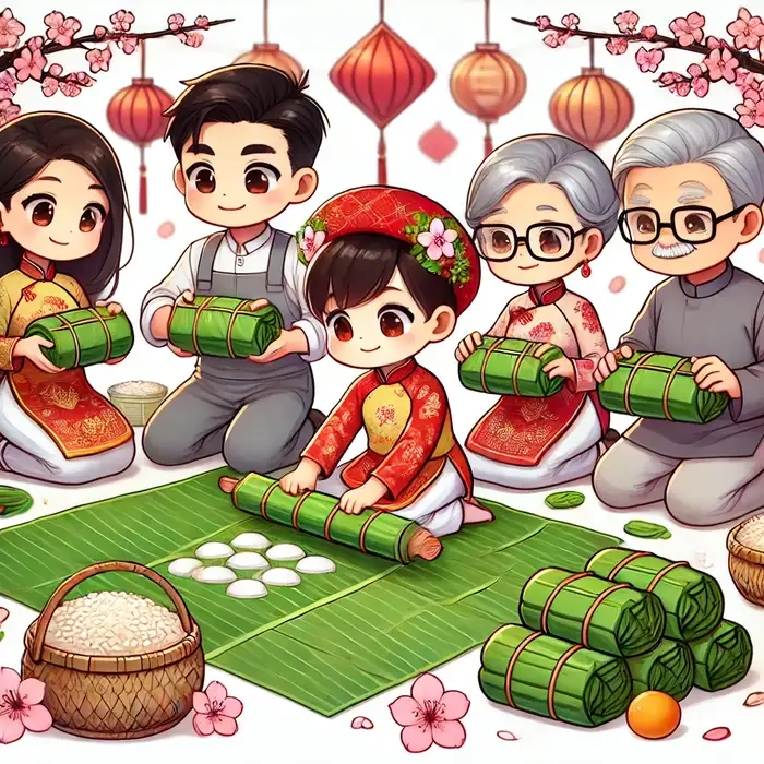 Không thể bỏ lỡ bộ ảnh chibi tết cực dễ thương
