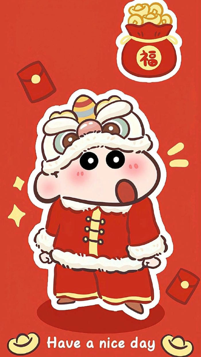 Tái hiện mùa xuân sống động qua từng nét chibi ngày tết