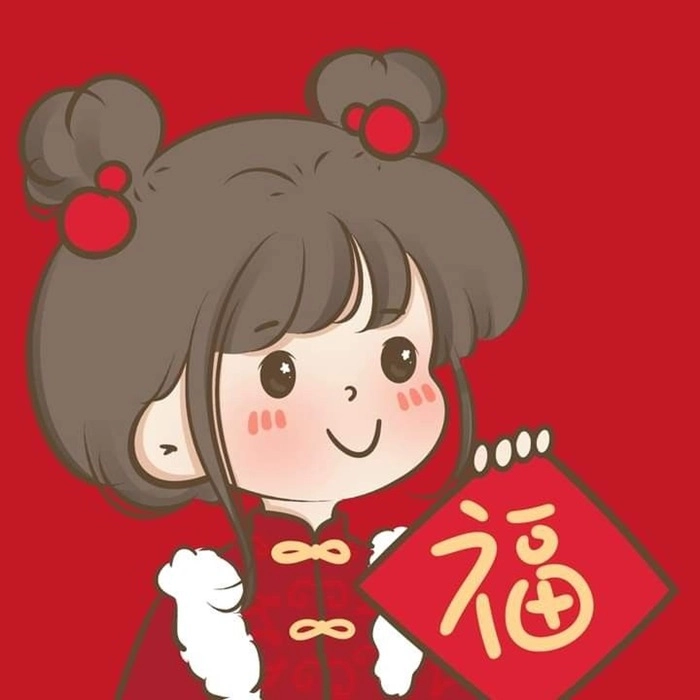 Bùng nổ sáng tạo với ảnh chibi ghép mặt tết