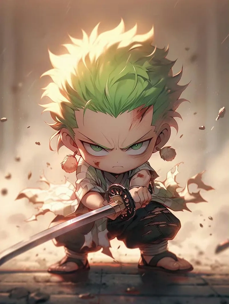 Sưu tầm ngay mẫu mô hình zoro chibi độc đáo