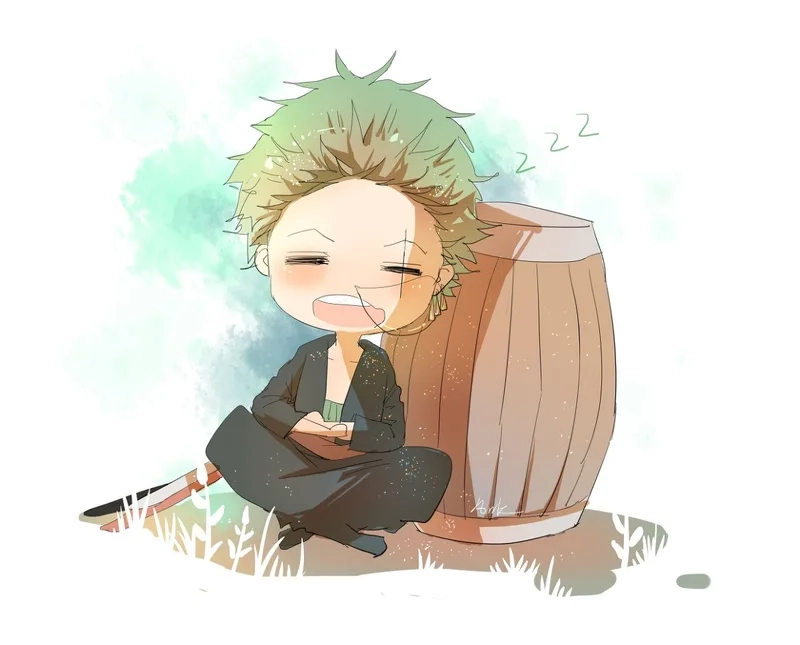 Top mẫu zoro chibi cute khiến bạn phải lưu ngay