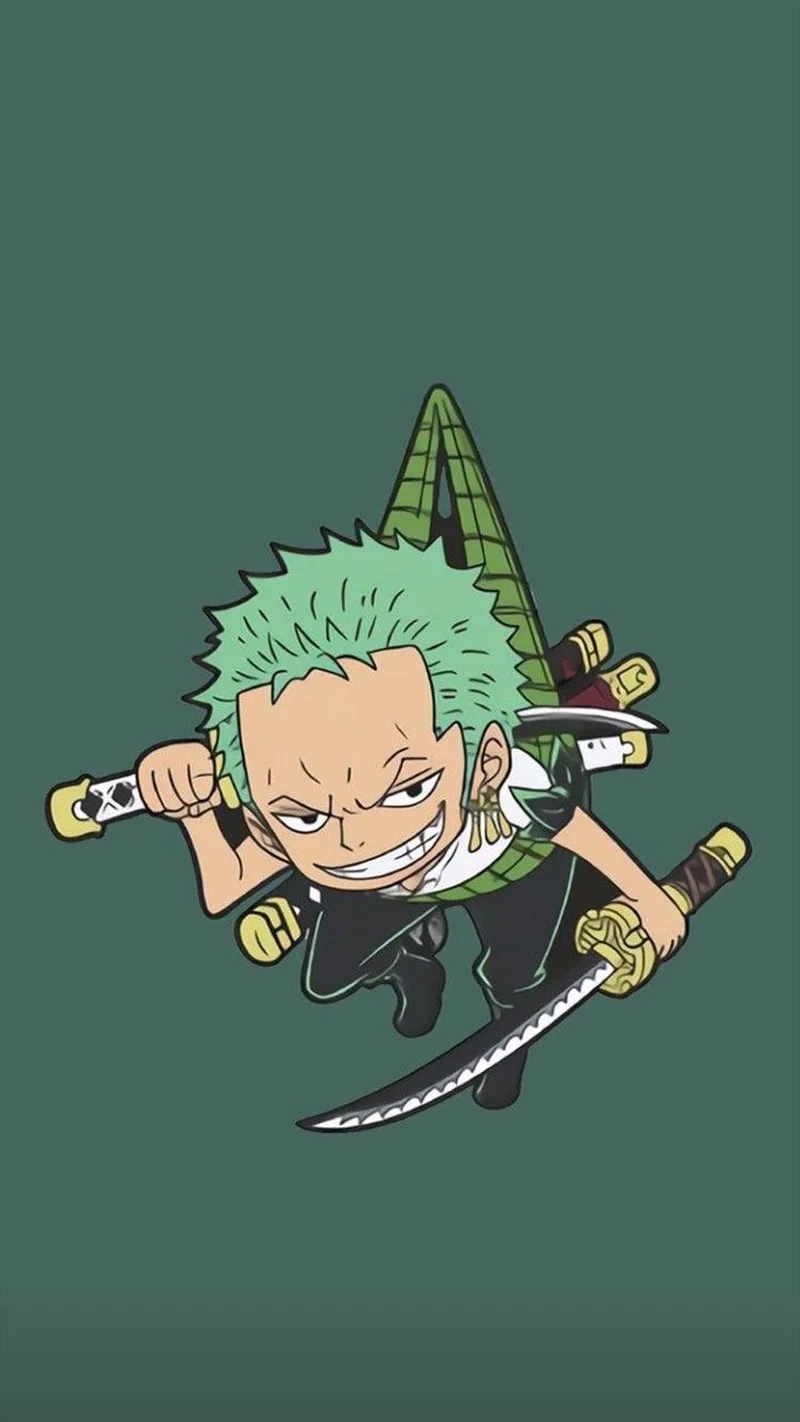 Tải ngay bộ ảnh zoro chibi cute cho điện thoại