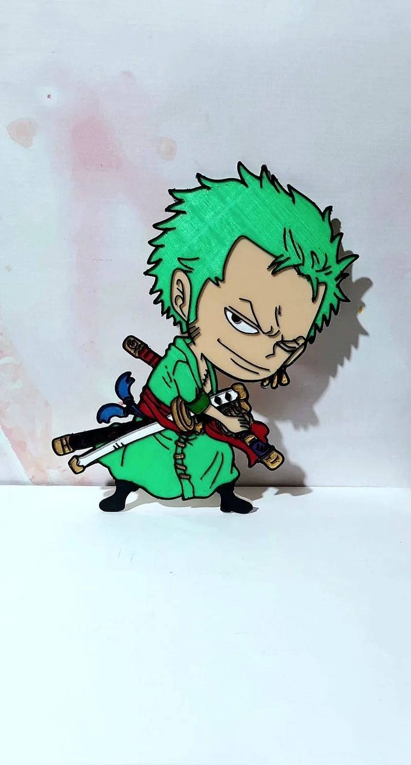 Không thể rời mắt trước ảnh zoro chibi dễ thương