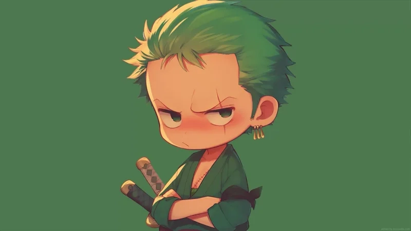 Học vẽ cơ bản cùng mẫu zoro chibi dibujo