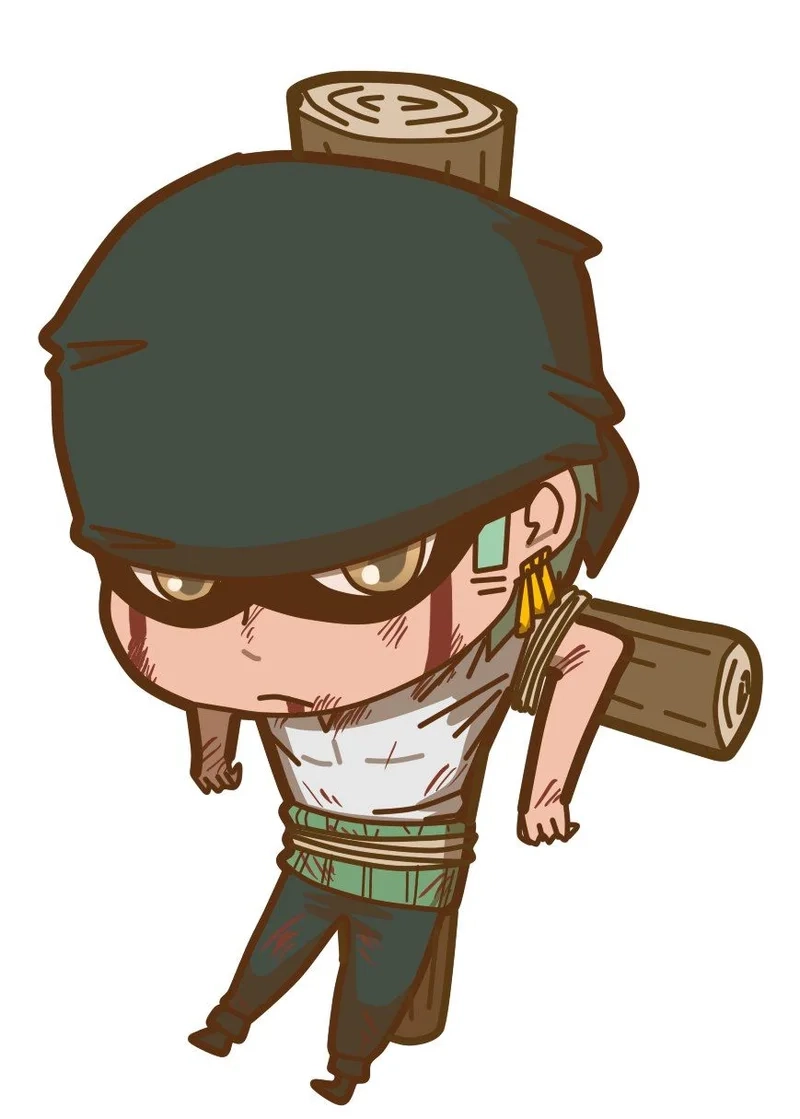 Phong cách zoro chibi kawaii cực kỳ dễ thương