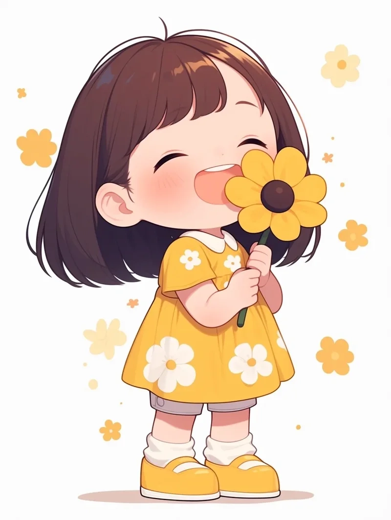 Gây sốt cộng đồng với ảnh cô gái chibi cute