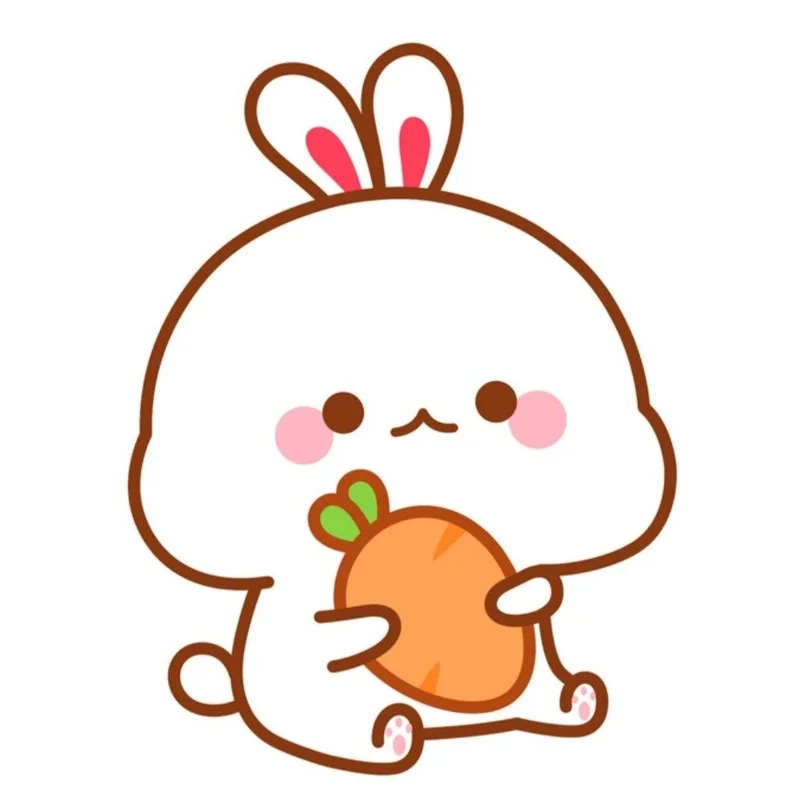 Sự kết hợp hoàn hảo giữa chibi cute thỏ cute cực đáng yêu
