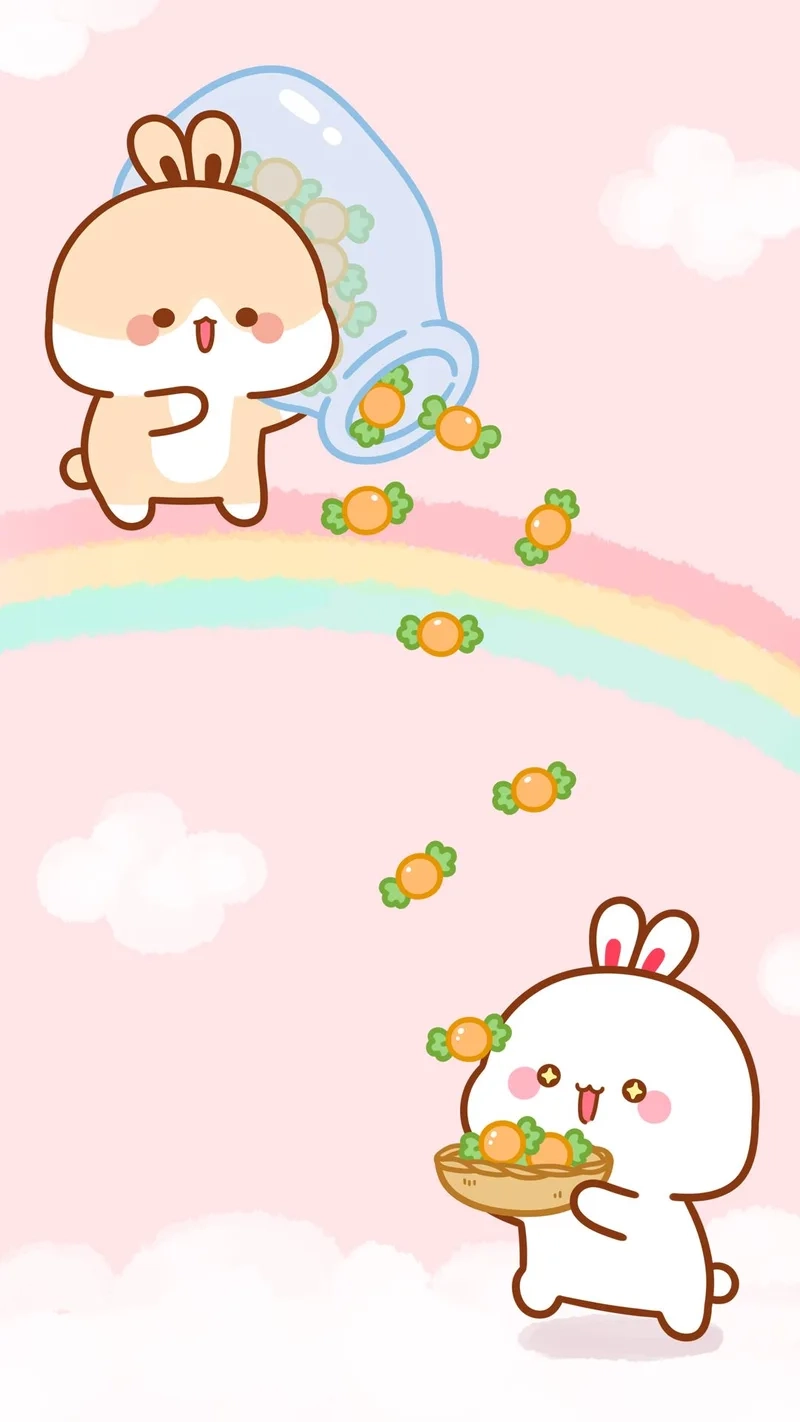 Ngọt ngào hết mức với bộ dễ thương thỏ cute hình chibi