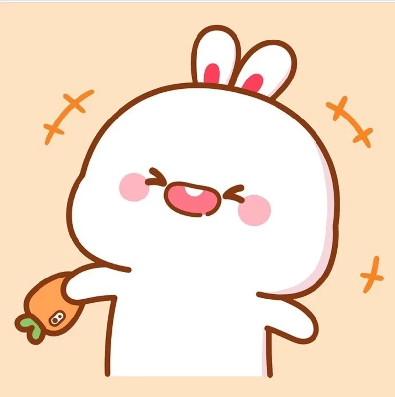 Mê mẩn combo gấu thỏ cute hình chibi siêu cấp dễ thương