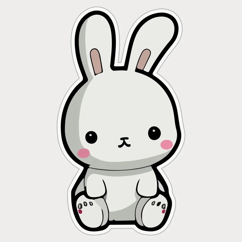 Ngộ nghĩnh và sinh động cùng con thỏ hoạt hình cute